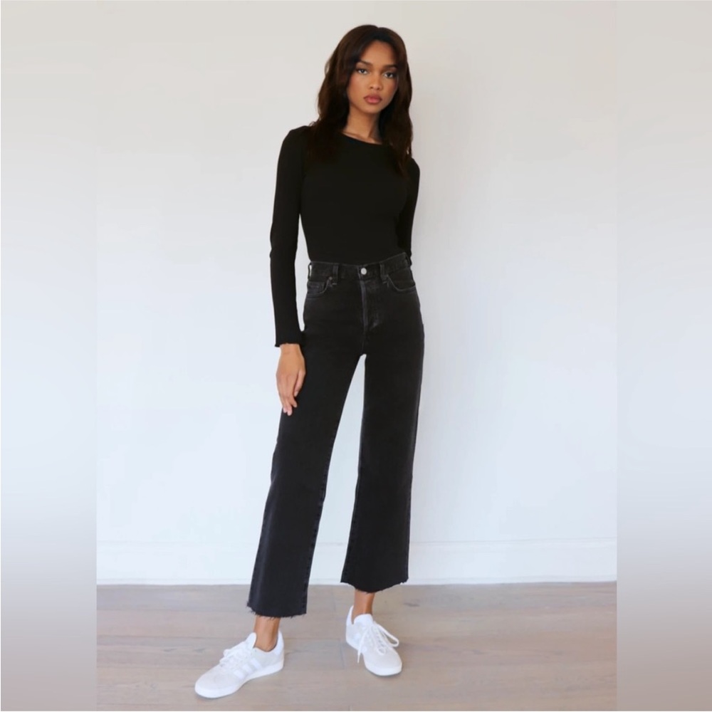 Aritzia Denim Forum Farrah High Rise Wide Leg Jean